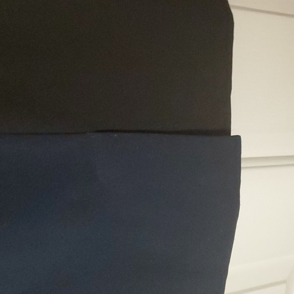 Chaps Womens Classic Sleeveless Color Block Career Dress Zipper Back,Front Slit - Picture 3 of 12